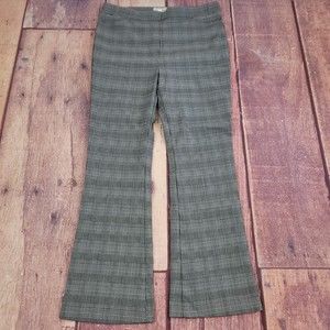 HAVE Los Angels high waist Plaid preppy Academia Stretch Skinny Pants L